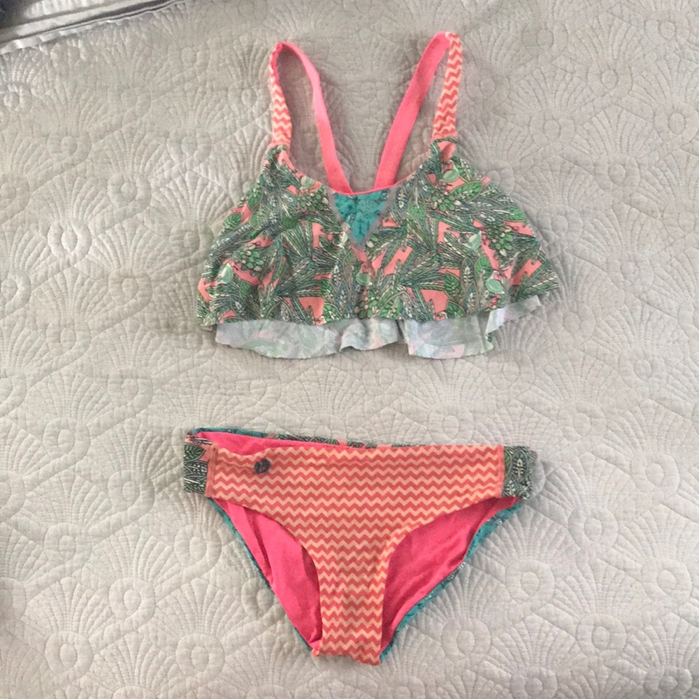 Maaji ruffle top bikini